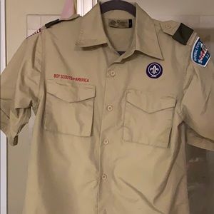 Boy scout shirt -- youth large